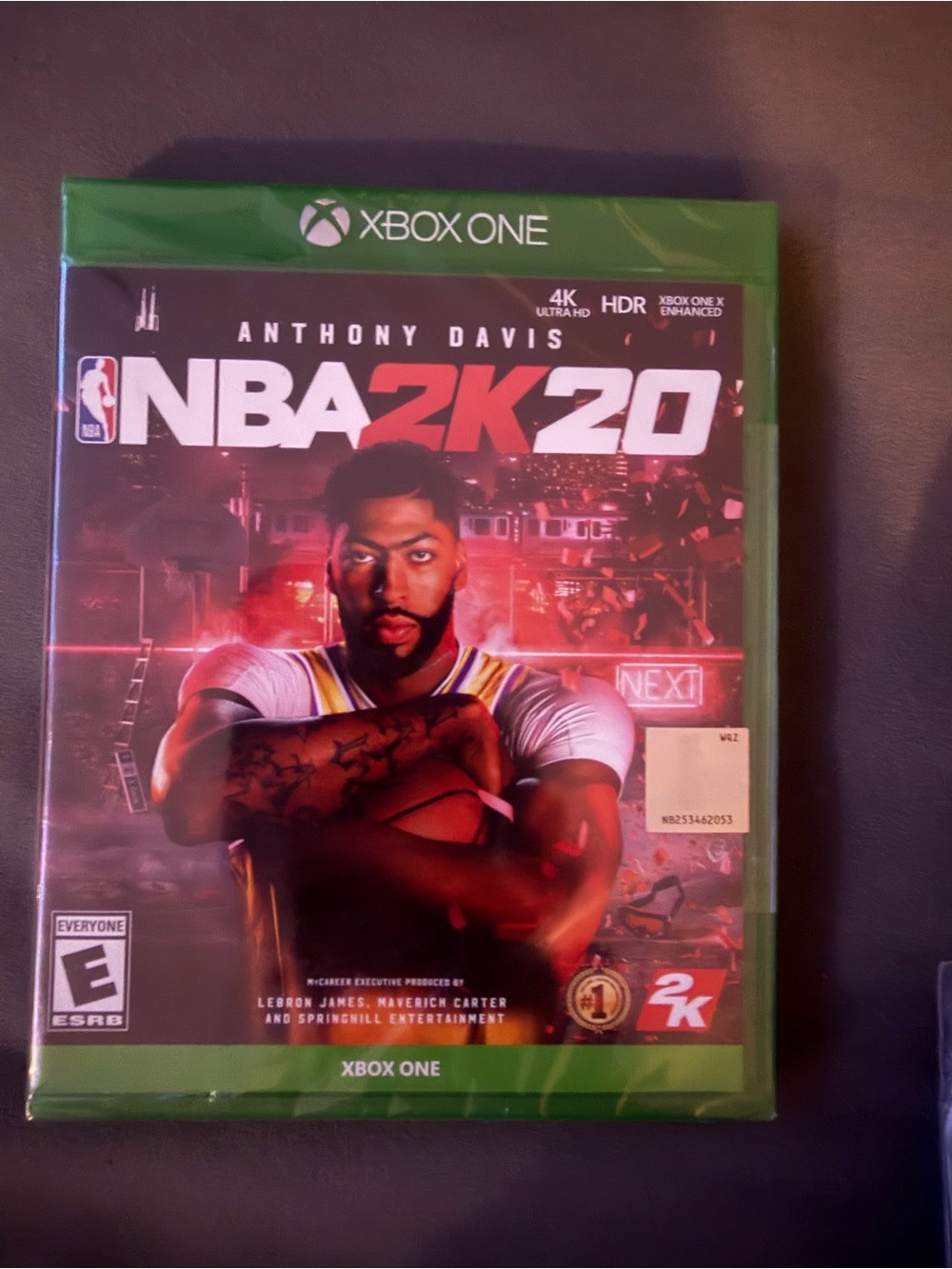 SEALED NBA 20 Xbox One Video Game - Anthony Davis (Red)